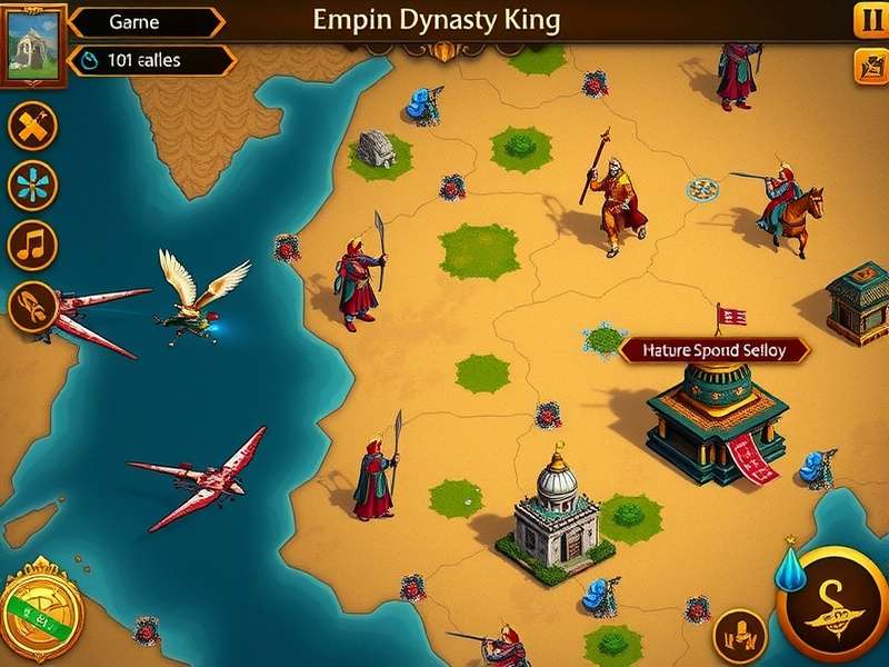 Cumin Dynasty King gameplay screenshot showing empire management